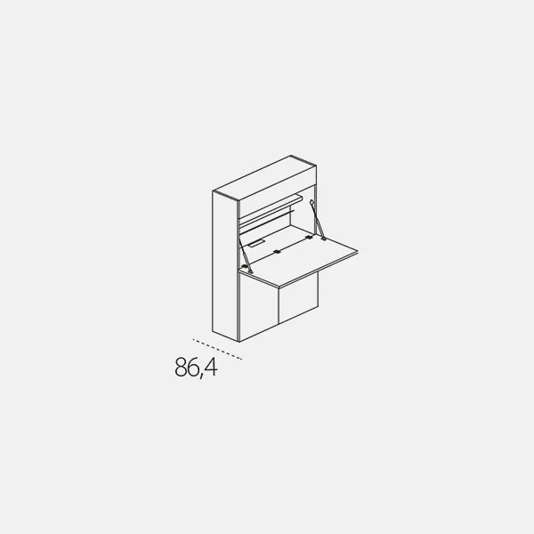 Home Office — technische tekening 2