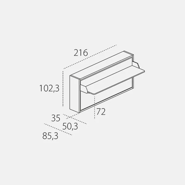Kali Board — technische tekening 1