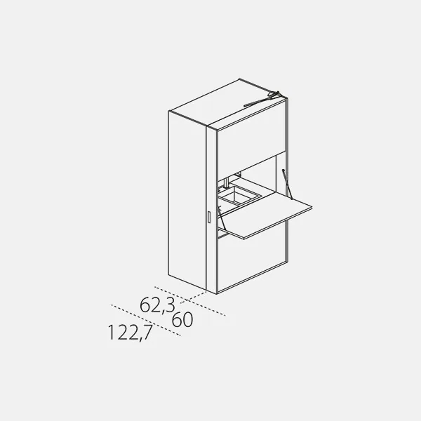 Kitchen Box — technische tekening 3