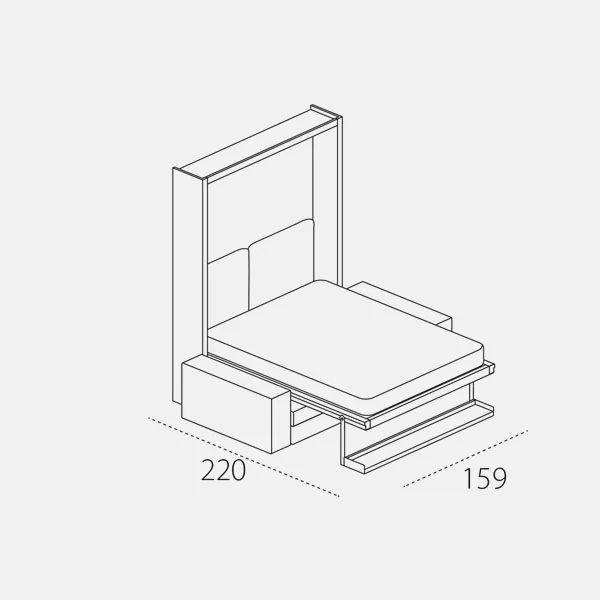 Tango Sofa — technische tekening 3